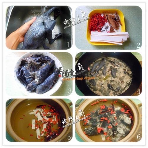 灵芝枸杞乌鸡汤的做法