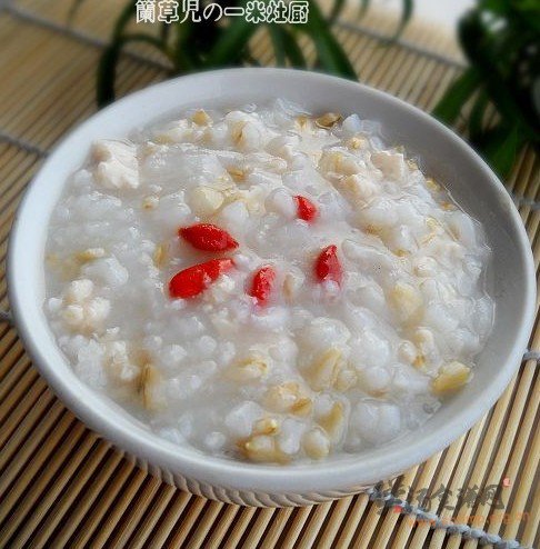 鸡蓉燕麦粥的做法