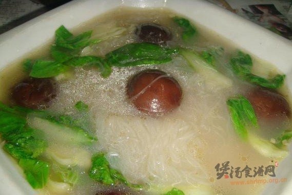 香菇粉丝汤的做法