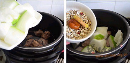 (图)冬瓜薏米猪骨汤的做法