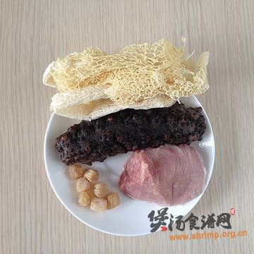 海参瑶柱竹荪瘦肉汤的做法