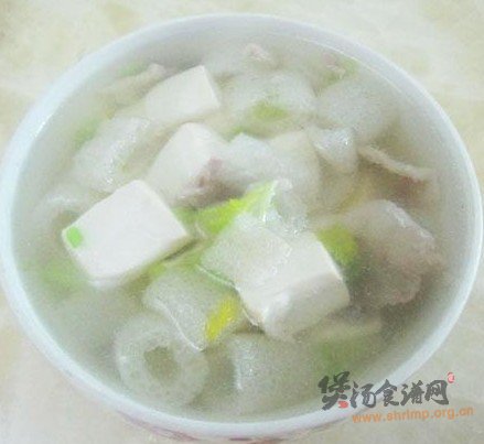 竹笙豆腐汤的做法