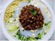 肉末凉拌菜的做法