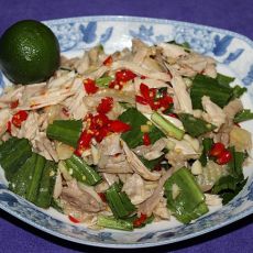傣味柠檬鸡的做法 傣味柠檬鸡的做法