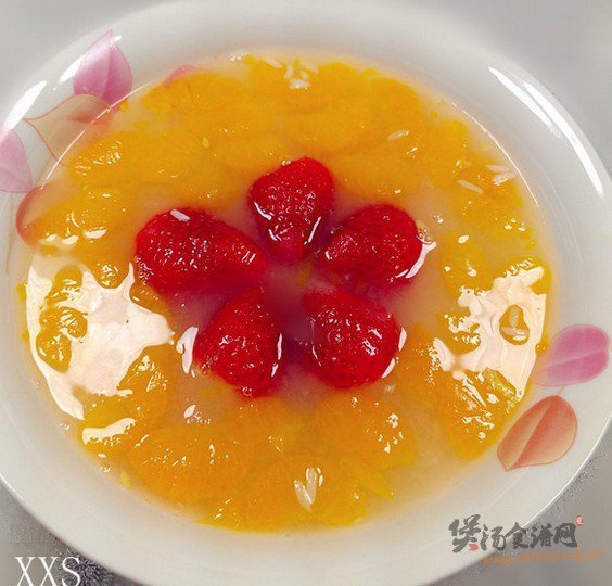 米酒橘子甜汤的做法