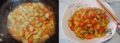土豆炖胡萝卜的做法