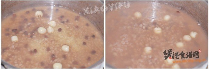 红豆莲子薏米粥的做法