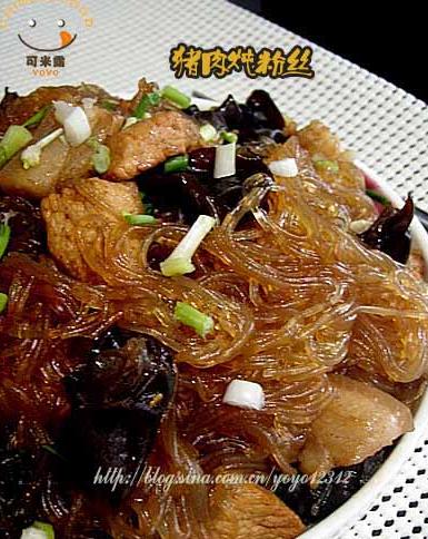 猪肉炖粉丝的做法