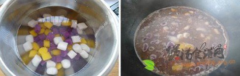 红豆芋圆汤的做法