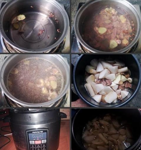 萝卜雪豆炖牦牛肉的做法