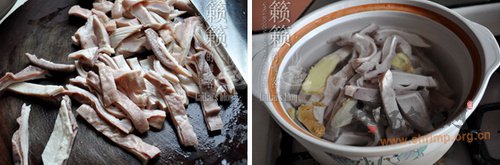 (图)莲子肚片汤的做法