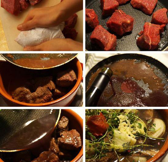 法式红酒炖牛肉的做法