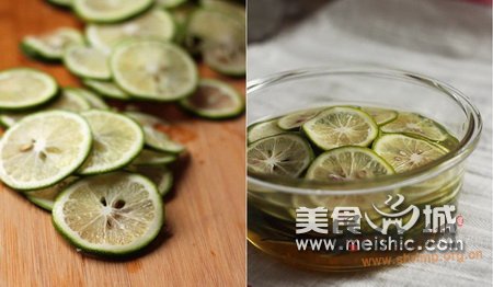 蜜渍青柠檬的做法