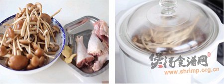 (图)茶树菇土鸡汤的做法