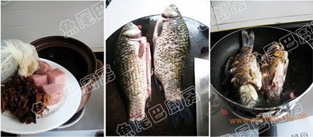 绵茵陈鲫鱼汤的做法