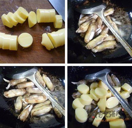 蛏子日本豆腐汤的做法