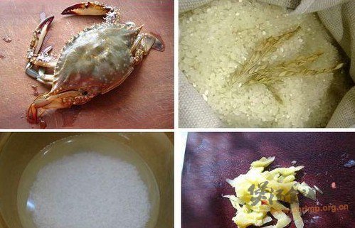 鲜美蟹粥的做法