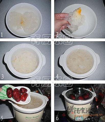 桂圆银耳红枣羹的做法