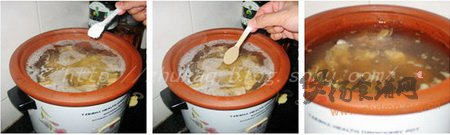 螺肉白果龙骨汤的做法
