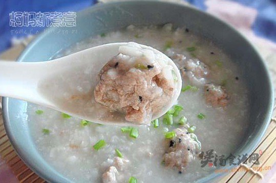 山药肉丸粥的做法