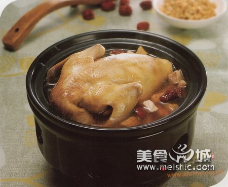 (图)参枣老鸽汤的做法