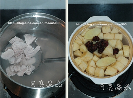 红枣苹果煲瘦肉的做法