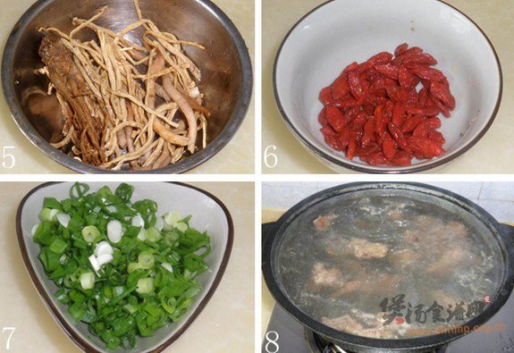 乌鸡鸽子药膳煲的做法