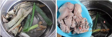 荷叶鸭肉冬瓜汤的做法