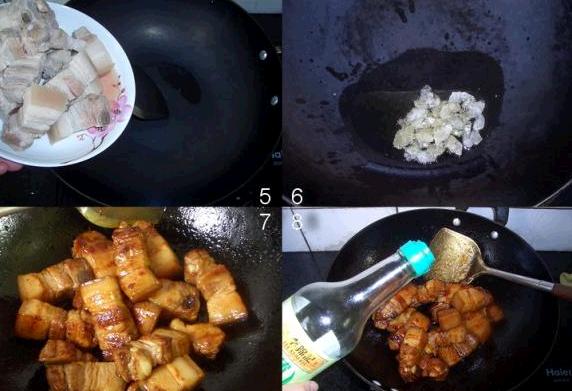 蒜香五花肉炖土豆的做法