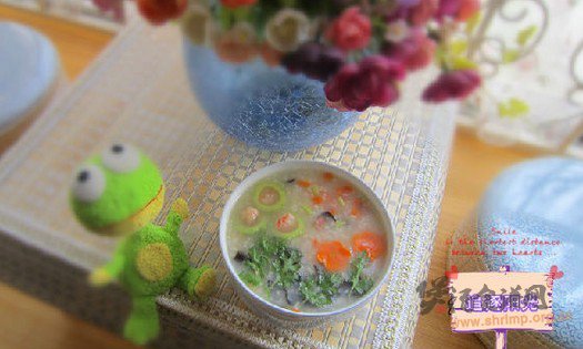 苦瓜虾仁养生粥的做法