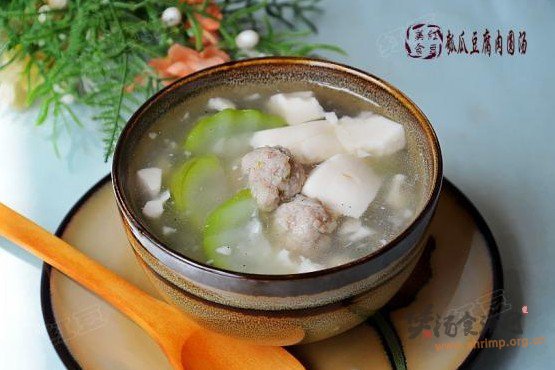 瓠瓜豆腐肉圆汤的做法
