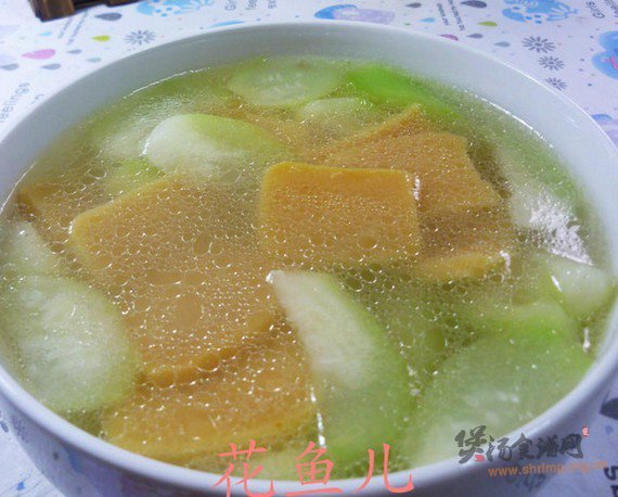 夜开花南瓜年糕汤的做法