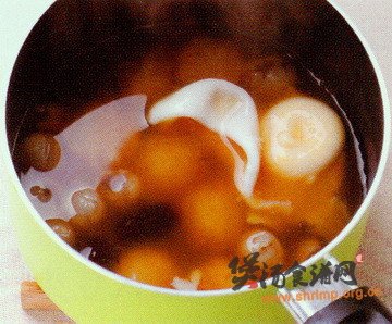 酒酿桂圆蛋的做法