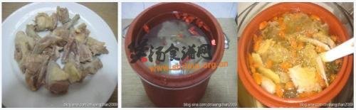 麦冬银耳炖鸽子的做法