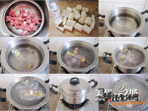 (图)山药排骨汤的做法