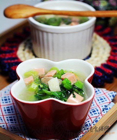 上汤青菜钵的做法