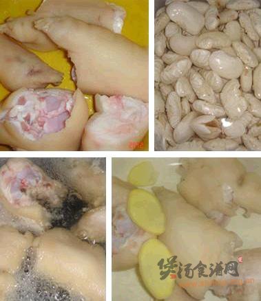 芸豆炖猪脚汤的做法