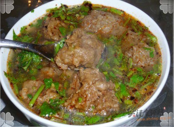 绿豆面丸子汤的做法
