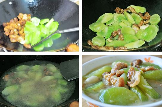 五花肉炖莴笋的做法