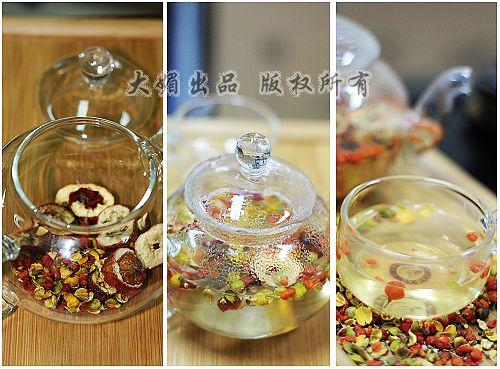 合欢花山楂茶的做法