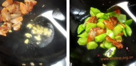 腊肉炖莴苣的做法