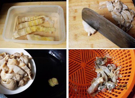笋尖河蚌煲豆腐的做法