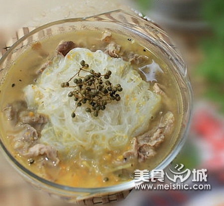 浸汤肥牛的做法