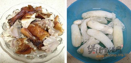 竹荪芥菜鸭架汤的做法