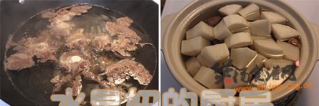 韩式牛尾萝卜汤的做法