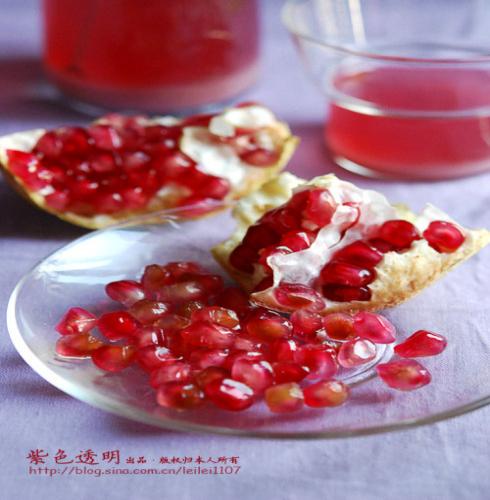 石榴汁的做法