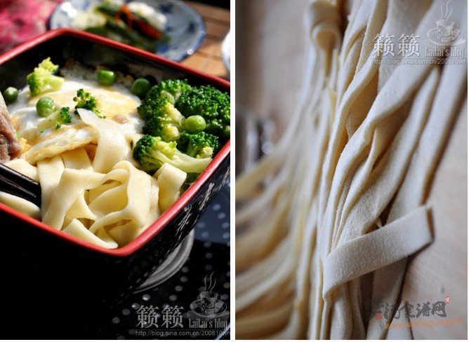 肉骨汤手擀面的做法