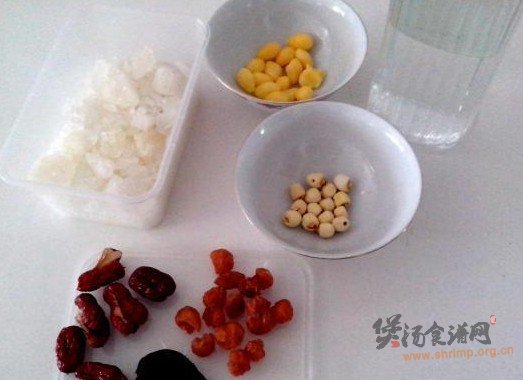 香甜陈皮白果汤的做法