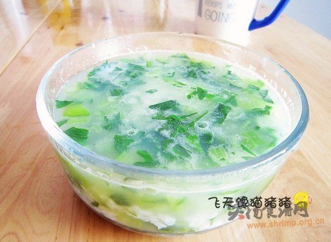 小白菜粥的做法