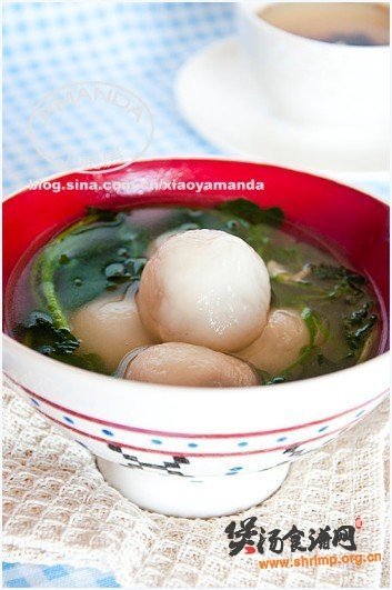 菜肉汤圆的做法